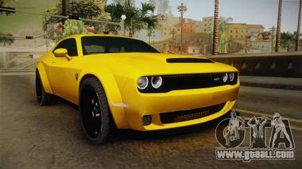 Dodge Challenger Demon 2018 for GTA San Andreas