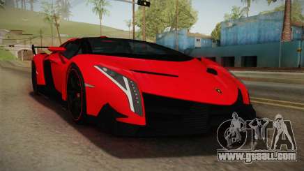 Lamborgini Veneno Roadster 2014 IVF v2 for GTA San Andreas