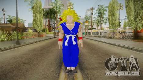 Goku Original DB Gi Blue v5 for GTA San Andreas