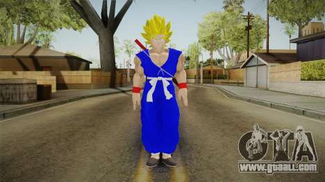 Goku Original DB Gi Blue v4 for GTA San Andreas