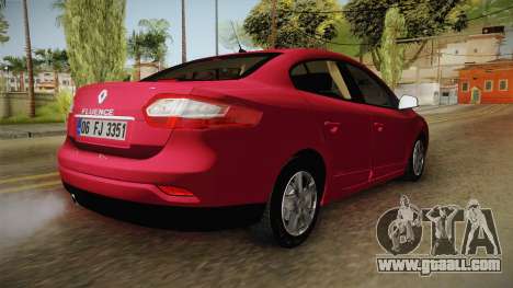 Renault Fluence Touch for GTA San Andreas