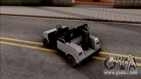 Roofless Civilian Caddy for GTA San Andreas