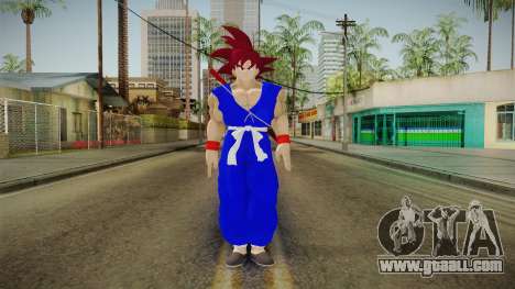 Goku Original DB Gi Blue v2 for GTA San Andreas