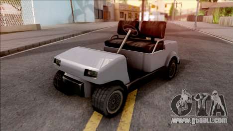 Roofless Civilian Caddy for GTA San Andreas