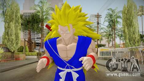 Goku Original DB Gi Blue v5 for GTA San Andreas