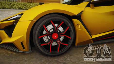 Asphalt 8 - Fenyr SuperSport W Motors for GTA San Andreas