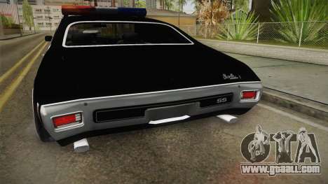 Chevrolet Chevelle SS Police LVPD 1970 v1 for GTA San Andreas