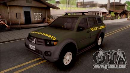 Mitsubishi Pajero Army Police of Brazil for GTA San Andreas