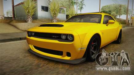 Dodge Challenger 2017 Demon for GTA San Andreas