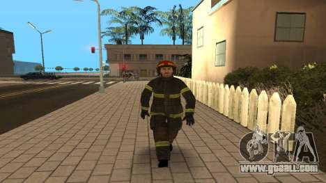 The officer of the Ministry V. 1 for GTA San Andreas