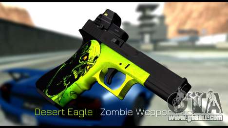 Zombie Weapon Pack for GTA San Andreas