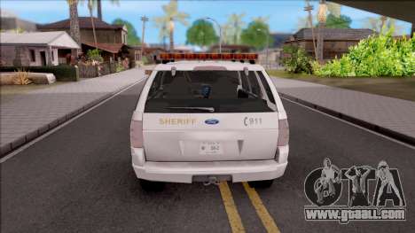 Ford Explorer 2002 Boone County Sheriff Office for GTA San Andreas