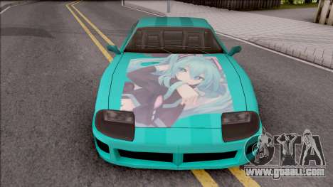 Miku Hatsune Jester Car for GTA San Andreas