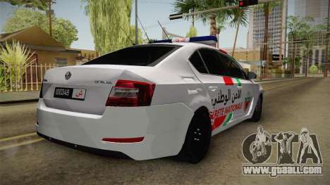 Skoda Octavia Moroccan Police for GTA San Andreas