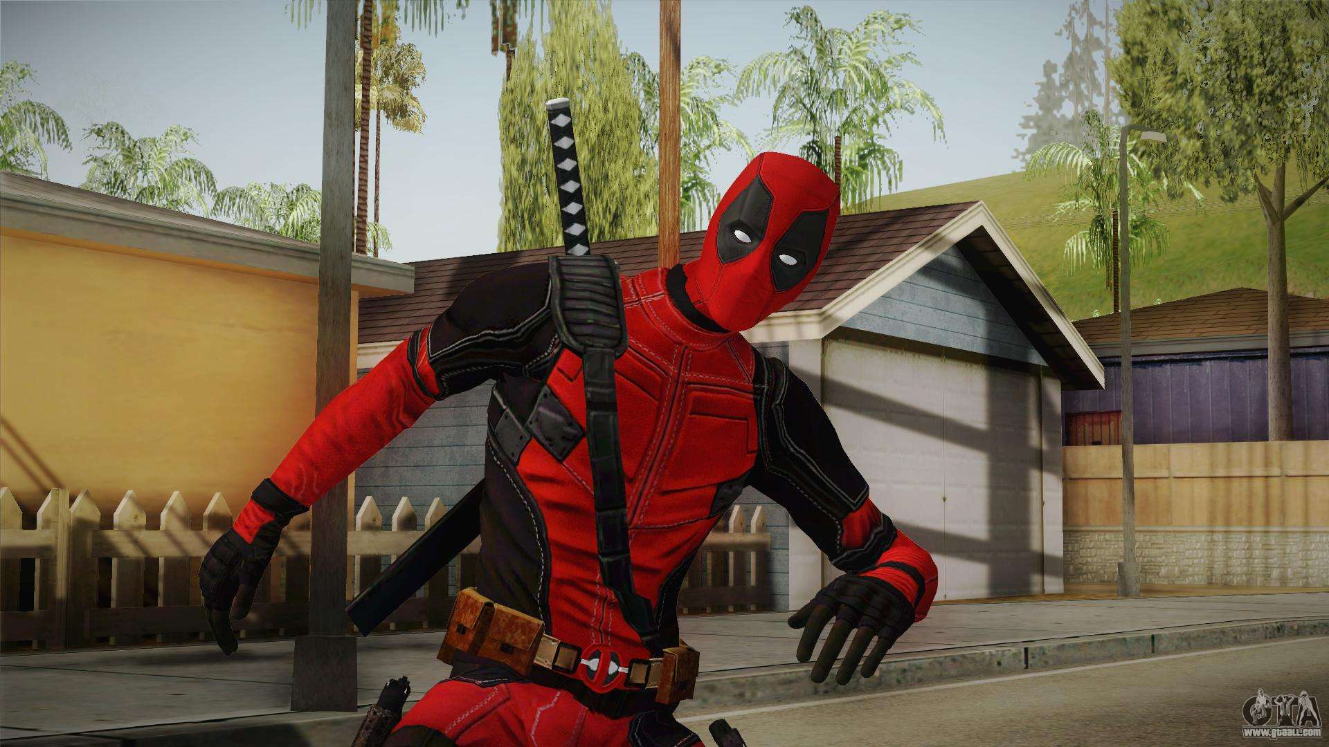 Deadpool The Movie Skin For Gta San Andreas