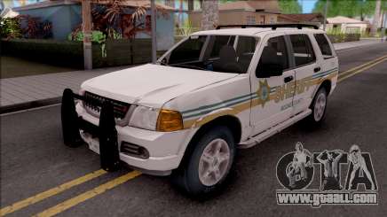 Ford Explorer 2002 Boone County Sheriff Office for GTA San Andreas