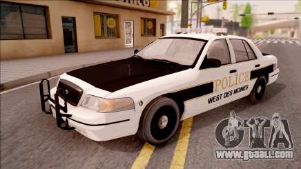 Ford Crown Victoria 2007 West Des Moines PD for GTA San Andreas