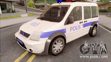 Ford Tourneo Connect 90PS Turkish Police for GTA San Andreas