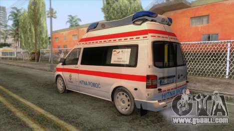 Volkswagen T5 Serbian Ambulance for GTA San Andreas