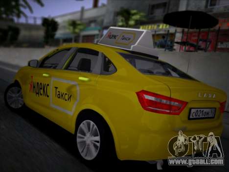 Lada Vesta Yandex Taxi (LVYT) Beta 0.1 for GTA San Andreas