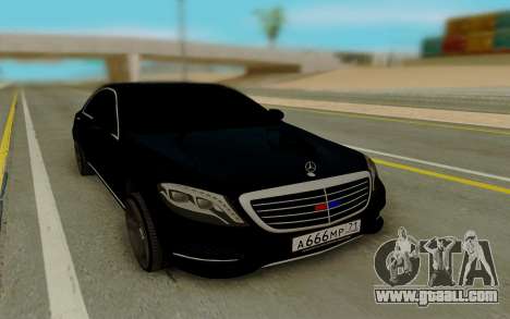 Mercedes-Benz S63 AMG 222 for GTA San Andreas