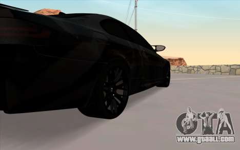 BMW M3 E92 GTR Black Camo for GTA San Andreas