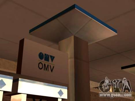 OMV Gas Station In Dillimore for GTA San Andreas