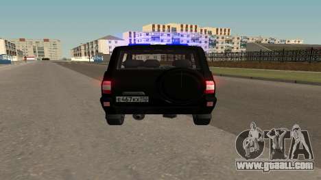 UAZ Patriot (Restyling ll) the Investigative Com for GTA San Andreas