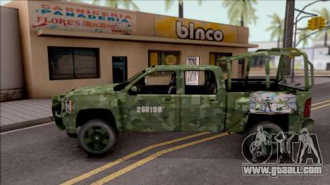 Chevrolet Silverado Auto Militar De Guatemala for GTA San Andreas