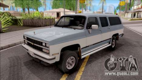 Chevrolet Suburban 1989 HQLM for GTA San Andreas