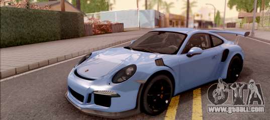 Porsche 911 GT3 RS 2016 for GTA San Andreas