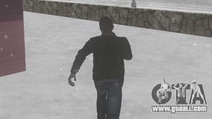 Winter footsteps for GTA San Andreas