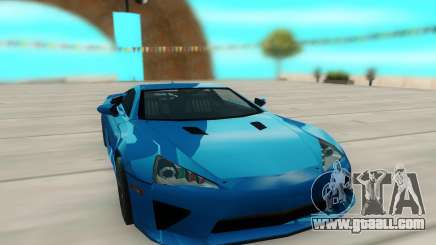 Lexus LFA blue for GTA San Andreas