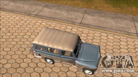 Jeep Rural Willys 1961 - Brazilian Version for GTA San Andreas