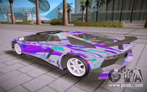 Lamborghini Aventador SV Roadster for GTA San Andreas