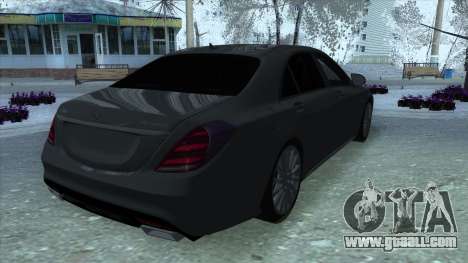 Mercedes-Benz S-class W222 for GTA San Andreas