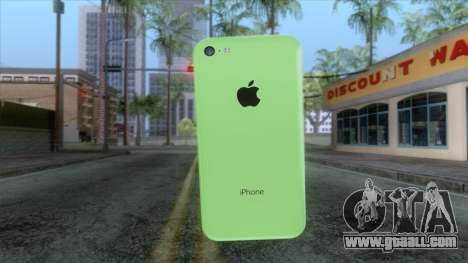 iPhone 5C Green for GTA San Andreas