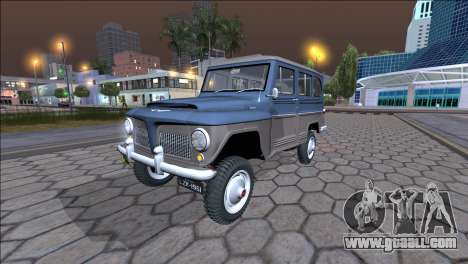 Jeep Rural Willys 1961 - Brazilian Version for GTA San Andreas