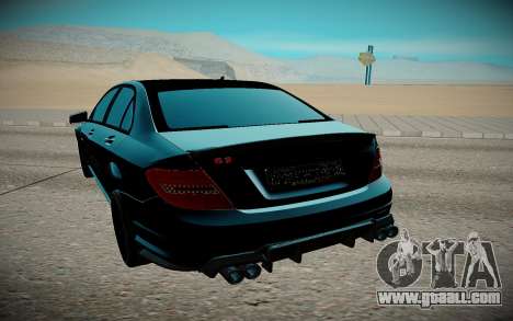 Mercedes-Benz C Class C63 AMG for GTA San Andreas