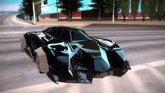 Lamborghini Selfish чёрный for GTA San Andreas