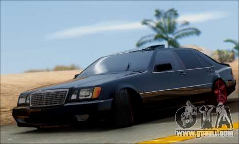 Mercedes-Benz W140 S600 TUNING for GTA San Andreas