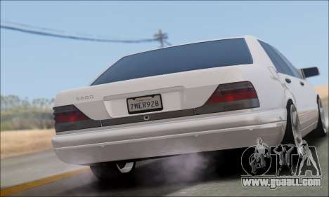 Mercedes-Benz W140 S600 TUNING for GTA San Andreas