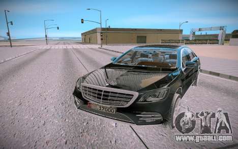 Mercedes Benz S560 W222 4matic for GTA San Andreas
