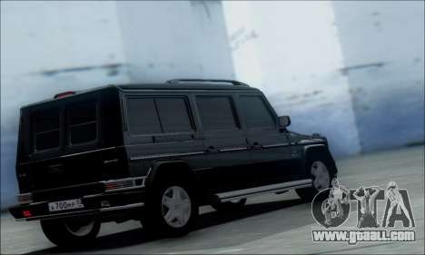 Mercedes G55 XXL for GTA San Andreas left view