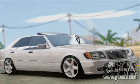 Mercedes-Benz W140 S600 TUNING for GTA San Andreas