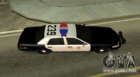 LAPD Ford Crown Victoria for GTA San Andreas