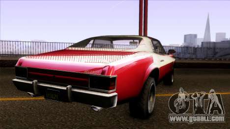 GTA V Declasse Sabre GT3 Starsky & Hutch for GTA San Andreas