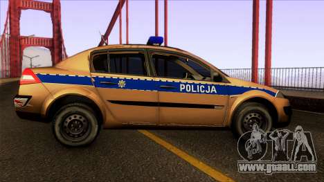 Renault Polskiej Policji for GTA San Andreas