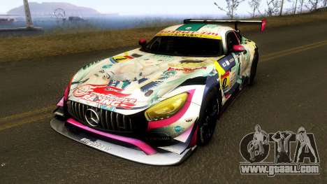 Mercedes Benz AMG GT3 Goodsmile Racing 2018 for GTA San Andreas