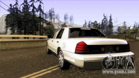 Ford Crown Victoria Unmarked 2009 for GTA San Andreas